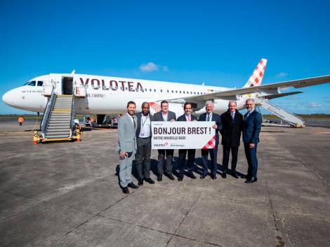 Volotea apre una nuova base a Brest, prossimo hub a Bari