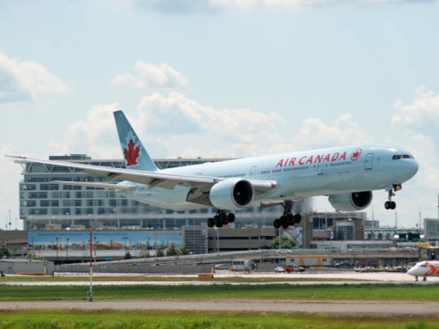 Air Canada in Italia, nel trimestre vendite a più 38 per cento