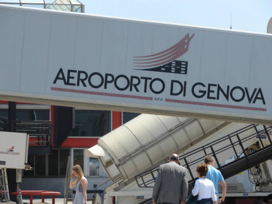 L'aeroporto di Genova cresce del 10 per cento nei primi 5 mesi del 2018