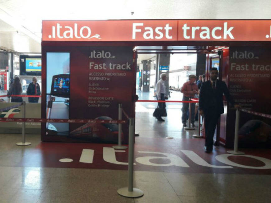 Italo lancia il servizio fast track a Roma Termini