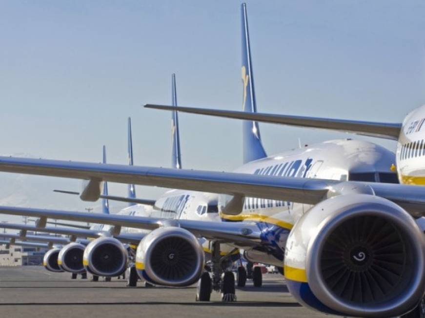 Nuovo record di passeggeri per Ryanair, 106,4 milioni