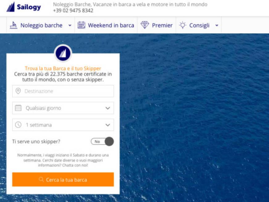 Sailogy, aumenta la richiesta per le vacanze in barca