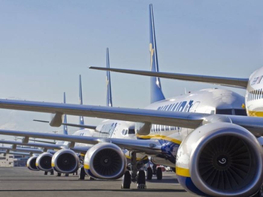 Utili record nel bilancio di Ryanair, &#43;66 per cento
