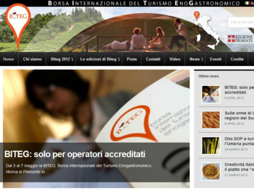 BITEG 2012: in Piemonte il food&amp;amp;wine è più social