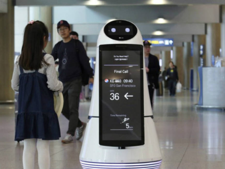 Le info per i passeggeri? All&amp;#39;aeroporto di Seul ci pensa il robot Troika