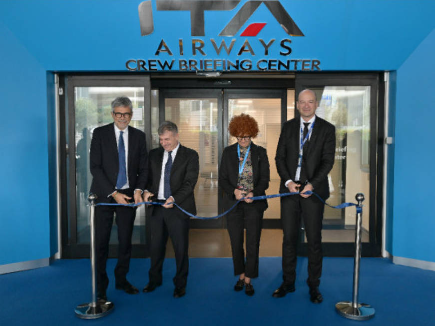 Ita Airways: inaugurato il Crew Briefing Center di Roma Fiumicino
