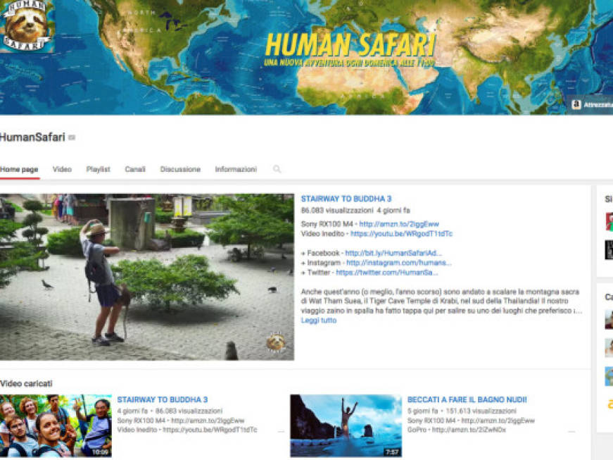 Da agente di viaggi a star di YouTube, la storia di Human Safari