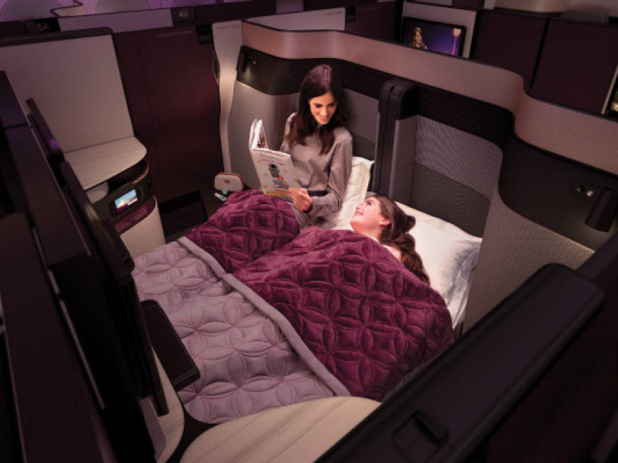 Debutta la nuova Business class di Qatar Airways