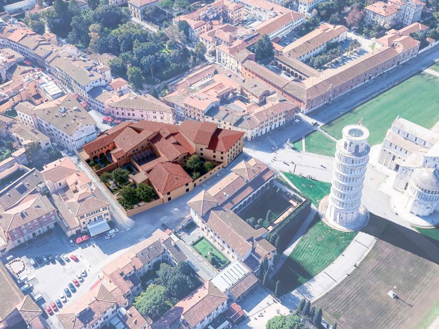 Nasce Vista Pisa, primo 5 stelle lusso davanti alla Torre Pendente