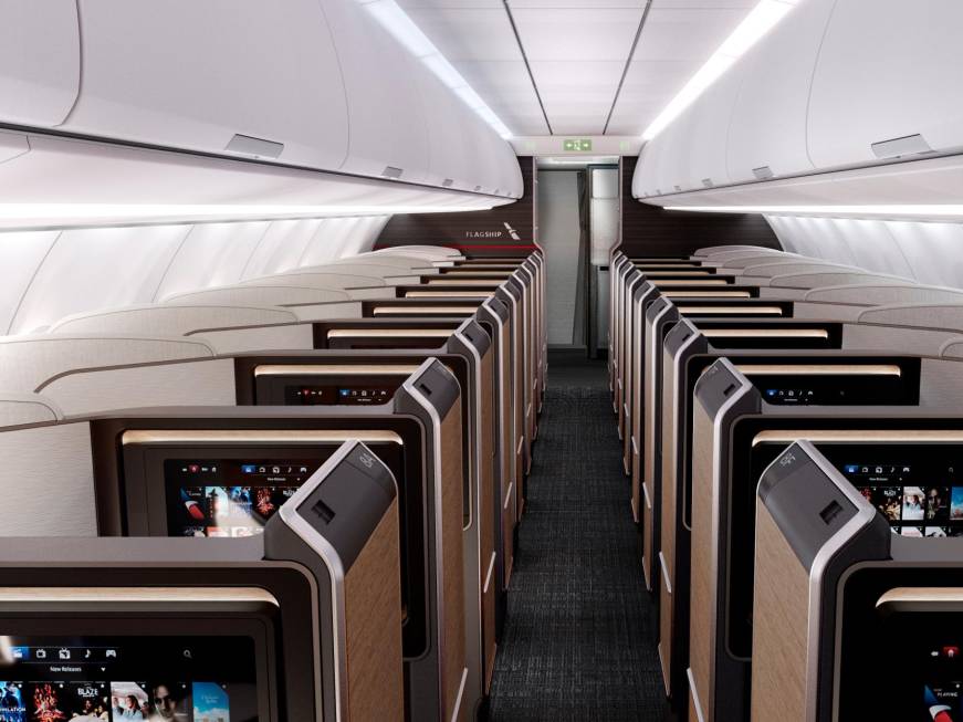 American Airlines introduce la Flagship® First sui voli Roma- New York