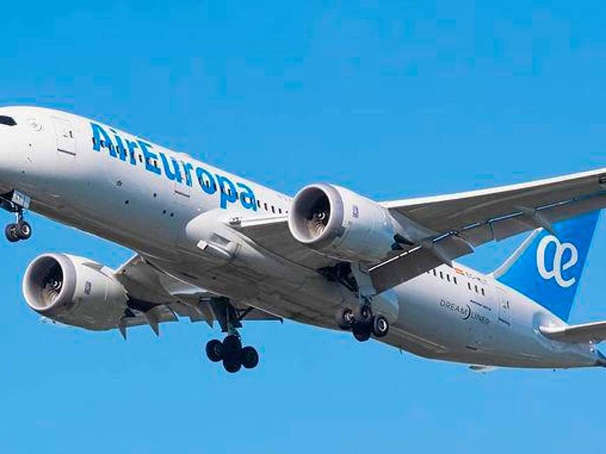 Air Europa: 2,5 milioni di posti per le destinazioni europee