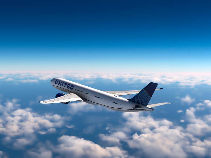 United Airlines:più voli in Italiaper i buoni risultati