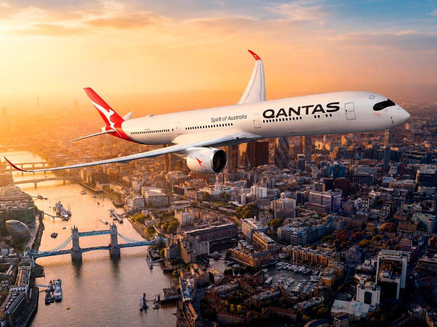 Qantas spinge sul Project Sunrise, primo volo di prova per l’A350 1000ULR
