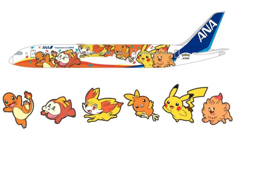Decolla a luglio l’aereo per i 30 anni dei Pokémon