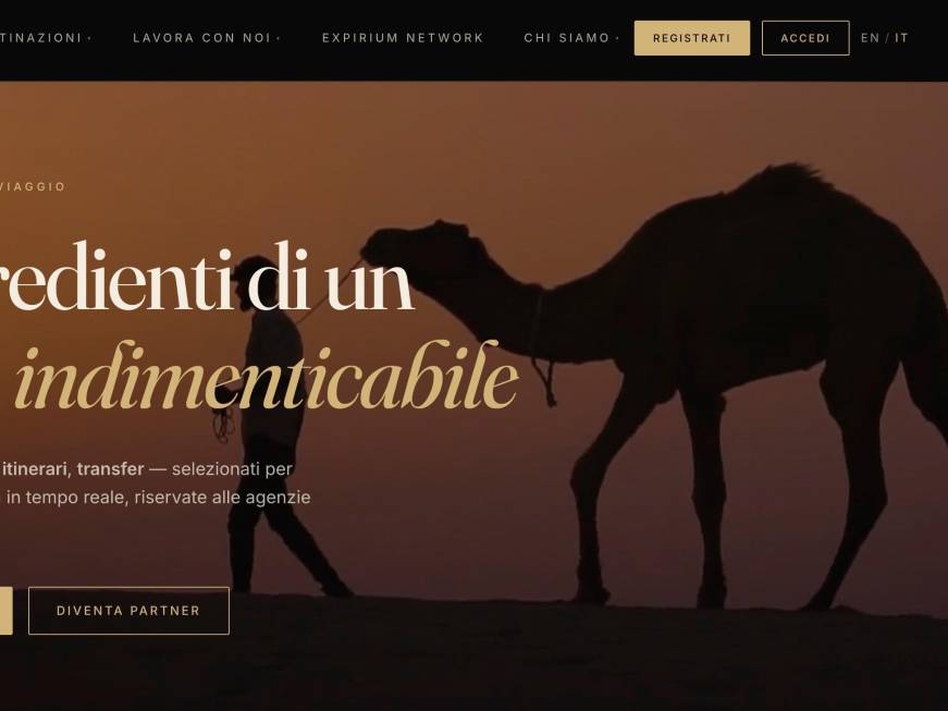 Volonline lancia Expirium, nuovo brand per le esperienze