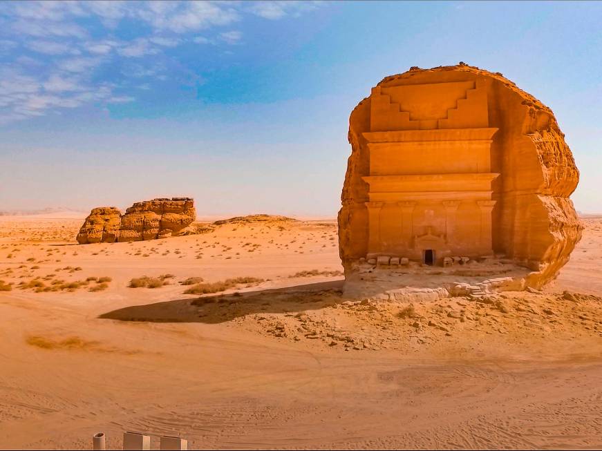 Mappamondo,nuovo itinerarioin Arabia Saudita