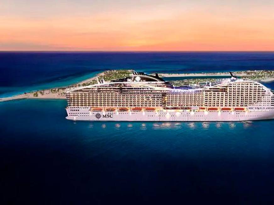 Un rendering di Msc World America