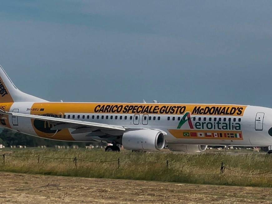 Mc Donald’s vola con Aeroitalia sulla Roma-Olbia
