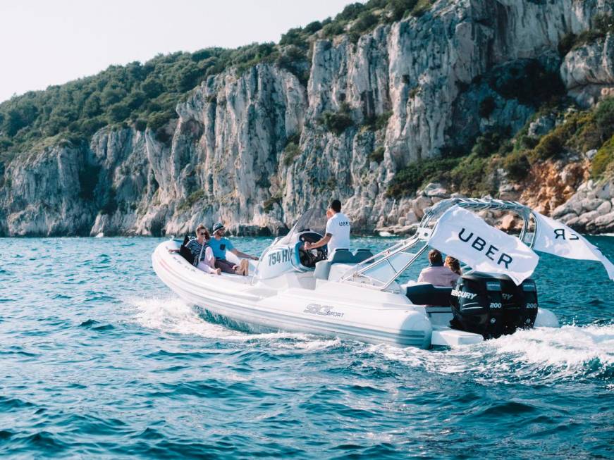 Uber nelle acque del Mediterraneo con Uber Boat