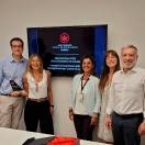 Adriano Apicella, a.d. di Welcome Travel Group, Laura Antonioli, responsabile marketing &amp; comunicazione, Annamaria Barbato, sales account manager Italia di Air Canada, Irene Polito, supplier relation specialist e Vittorio Amato, responsabile commerciale vettori del network