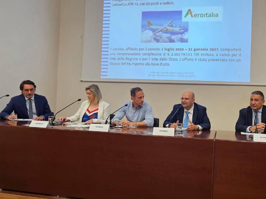 Aeroitalia: nuove rotte per Milano, Alghero e Olbia da Trieste