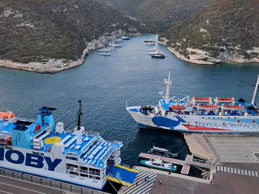 Moby aumenta la capienza tra Corsica e Sardegna, entra in servizio Bunifazziu