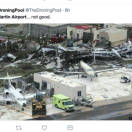 Uragano Irma: ingenti danni anche all'aeroporto di St Martin