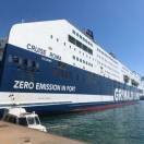 Grimaldi, svolta a ‘impatto zero’ con Cruise Roma
