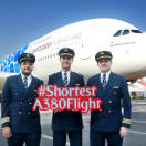 Emirates e la rotta più breve per un A380: i numeri e le curiosità