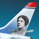 Norwegian dedica un aereo a Grazia Deledda