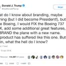 B737 Max, l’idea di Donald Trump: “Bisogna cambiare il nome”