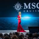 Msc Crociere chiama Michelle Hunziker per la cerimonia di battesimo di Grandiosa