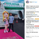 Alitalia vola al matrimonio dei The Ferragnez