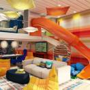 Scivoli al posto delle scale e muri Lego, Royal Caribbean stupisce con la Ultimate Family Suite