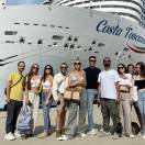 Chiara Ferragni, team building a bordo di Costa Toscana con il suo staff di The Blond Salad