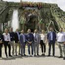 Garavaglia in visita a Gardaland: “Nel piano strategico una parte dedicata ai parchi tematici”