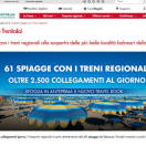 Il travel book di Trenitalia 'Mare' porta in 61 spiagge italiane