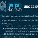 “Regole chiare e comuni in Europa”: si alza la voce di TourismManifesto
