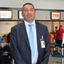 Massimo Di Perna sbarca all'aeroporto di Trieste Ronchi dei Legionari