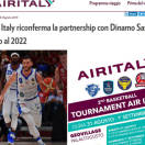 Air Italy 'Gold sponsor' del Dinamo Basket fino al 2022