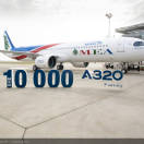 Airbus: l'A320 numero 10mila entra nella flotta di Middle East Airlines