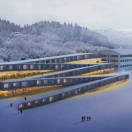 Nelle valli svizzere il primo hotel dove si scia anche sul tetto