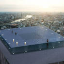 A Londra la straordinaria piscina a sfioro sul tetto del grattacielo