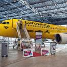 Eurowings, un A320 in livrea speciale per la partnership con Hertz