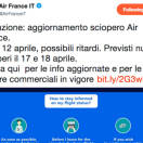 Air France: “Anche oggi possibili ritardi dei voli”