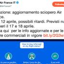 Air France: “Anche oggi possibili ritardi dei voli”