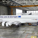 La scelta di Lufthansa: un aereo brandizzato SayYesToEurope per il voto di maggio