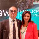Il presidente di Bwh Hotels Italia &amp; SEE Walter Marcheselli e la ceo Sara Digiesi