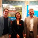 Kilian von Chamier, Bayreuth TM; Agata Marchetti, ENGT; Christian Valentini, München Tourismus