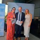 Da sinistra Viviana Vukelić, Slaven Žabo e Anamarija Jurinjak, responsabile marketing di Croatia Airlines
